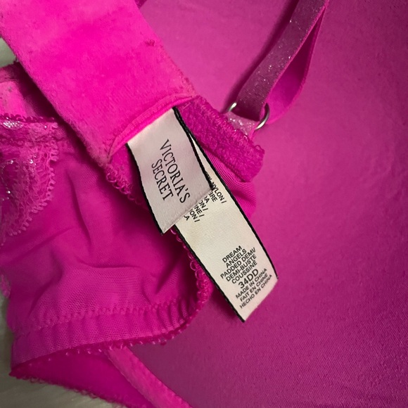 Victoria’s Secret Push-up Padded 34DD Pink Bra - Picture 3 of 3